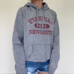 gray Stanford hoodie